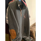 Voor heren Sweatshirt Wafel Sweatshirt Sweatshirt met kwartrits Zwart Donkergrijs Halve rits Rendier Afdrukken Kerstmis Dagelijks Feestdagen Polyester Streetwear Casual Lente & Herfst Kleding Hoodies