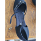 scarpe da ballo da sala nere da donna con suola in pelle scamosciata - tacco basso, comode e antiscivolo scarpe da ballo latino per esercizi con cinturini