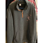 Voor heren Sweatshirt Wafel Sweatshirt Sweatshirt met kwartrits Zwart Donkergrijs Halve rits Rendier Afdrukken Kerstmis Dagelijks Feestdagen Polyester Streetwear Casual Lente & Herfst Kleding Hoodies