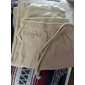 Homens Calças de linho Calças Calça verão Calças largas Bolsos Com Cordão Cintura elástica Tecido Conforto Respirável Comprimento total Casual Diário Feriado Férias Roupa de rua Preto Branco