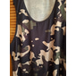 Hombre camuflaje Color Camuflaje Camiseta Top Sin Mangas Camiseta Impresión 3D Cuello Barco Camisa Vacaciones Casual Hawaiano Festivos Azul Piscina verde 1# Verde 2# Verano Primavera Ropa S M L XL