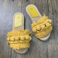Dames slip-on sandalen met franjes – bohemian macramé flats voor aan het zwembad, op vakantie en casual zomerdagen
