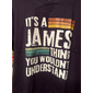 Camiseta Masculina É Uma Coisa do James Que Você Não Entenderia Camiseta Engraçada de Manga Curta Presente para James