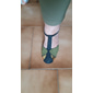 Femmes Chaussures à Talons Escarpins Sandales Mary Jane Grande Taille Quotidien Extérieur Travail Bloc de Couleur Nœud Stiletto Bout Rond Élégant ancien Mode Marche Faux daim Boucle Lanière en T Vert