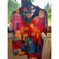 Hombre Ajedrez Estampados Camisetas polo Camiseta de golf Mangas cortas Camisa Collar Cubano Casual Diario Amarillo Rojo Verde Trébol Estampado Ropa Moda Design Casual Transpirable