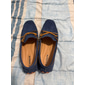 mocassins en daim pour hommes : mocassins flexibles à enfiler avec nœud papillon et semelle en caoutchouc, parfaits pour le confort au quotidien et l'adhérence sur les pédales de voiture