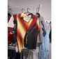 Herren Geometrisch Farbverlauf Abstrakte Kunst Hemd Knopfhemd Kurzarm Modisch lässig Outdoor Urlaub Streetwear Sommer Frühling Umlegekragen 3D-Druck Hemden mit Kragen Hellgrün Gold
