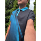 Herr Geometrisk Våffelpikétröjor Golftröja Kortärmad Polotröjor Skjortor med krage Business Casual Semesterkläder Högtidskläder Festivalkläder Knappar 3D-utskrift Gul Rubinrött Blå
