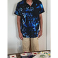 Men's Floral Summer Hawaiian Shirt Aloha Shirt Short Sleeve Hawaiian Resort Causal Casual Summer Spring Turndown Button Up Pocket Black Blue Purple Green