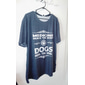 T-Shirt Grafica da Uomo per Amanti dei Cani La Medicina Cura il Corpo I Cani Curano l'Anima T-Shirt da Proprietario di Animali a Manica Corta