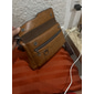 geantă messenger pentru bărbați din imitație din piele – geantă de umăr în stil vintage cu buzunare multiple pentru muncă, călătorie sau utilizare ocazională