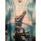 Per uomo Coccodrillo Divertente Maglietta Manica Corta maglietta Stampa 3D Girocollo Camicia Esagerato Designer Feste Ferie Blu Estate Primavera Abbigliamento S M L XL XXL XXXL