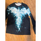 Homme Phénix T-shirt manche longue T-shirt Impression 3D Col ras du cou Chemise Sports Mode Vêtements de sport Extérieur Vacances Rue Blanche Jaune Rouge Été Printemps Vêtement Tenue S M L XL XXL