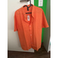 Herren Hemd Leinenhemd Sommerhemd Strandbekleidung Stehkragenhemd Knopfhemd Einfach Urlaub Kreuzfahrt Schwarz Weiß Blau Orange Kurzarm Stehkragen Sommer Bekleidung