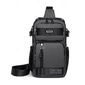Men's Tactical Crossbody Chest Bag - Waterproof Multi-compartment Shoulder Backpack, Multiple Carrying Methods, Sporty Outdoor Style, Suitable for Travel, Hiking and Daily Commuting
