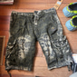 Homme Shorts Tactiques Shorts cargo Short camouflage Shorts Boutons Multi-poches Camouflage Portable Longueur Genou Extérieur Quotidien Camping & Randonnée Mode Classique Bleu camouflage Gris