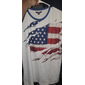 4 de julio de 2026 250 ° Día de los Caídos T-shirt de cuello redondo corta impresión 3D bandera americana veterano masculina patriótico patriota urbana