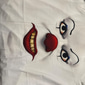 Herren Gruseliger Clown Lustig Clown Hemd Sommerhemd Knopfhemd Kurzarm Modisch lässig Outdoor Urlaub Alltagskleidung Sommer Frühling Umlegekragen 3D-Druck Hemden mit Kragen Eine Tasche vorne Weiß 1