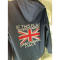 Męskie UK Flaga / Flaga narodowa Z kapturem Bluzy Moda Długi rękaw Półgolf Święto Streetwear Niebieski Czarny Zielony Szary Ściągana na sznurek Jesień Zima Projektant S M L XL XXL XXXL