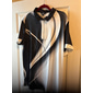 Homme Géométrique Lignes / Vagues Formes Géométriques Chemise Boutonnée Chemises Imprimées Manche Courte Hawaïen Resort Extérieur Affaires / Cérémonie / Mariage Été Col Rabattu Imprimé Boutonné Bleu