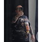 Schädel Herren Schädelbier T-Shirt Kurzarm T-Shirt 3D Druck Rundhals-Shirt Designer Gothic Party Straße Sommer Frühling Kleidung