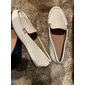 Flats Mocassim Pretos Flexíveis Femininos – Sapatos Casuais Macios e Dobráveis para Picnics de Outono Festas no Jardim e Viagens