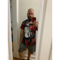 Tricou unisex cu imprimeu grafic cu lună spooky pentru bărbați tricou cu mânecă scurtă tricou cu imprimare 3D cu guler rotund Haine de designer casual mari și înalte zilnic vacanță vin galben roșu