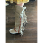 Femmes Bottes Bottes de Cowboy Chaussures en Daim Grande Taille Extérieur Quotidien Couleur Unie Cuissardes Gland Talon Compensé Talon Caché Bout Rond Élégant Bohème ancien Marche Faux daim À lacets