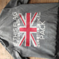 Męskie UK Flaga / Flaga narodowa Z kapturem Bluzy Moda Długi rękaw Półgolf Święto Streetwear Niebieski Czarny Zielony Szary Ściągana na sznurek Jesień Zima Projektant S M L XL XXL XXXL