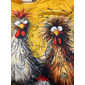 Homme Coq Drôle T-shirt Manche Courte T-shirt Impression 3D Col ras du cou Chemise Rétro Vintage Occasionnel street style Sport en Plein Air Fête Sortir Noir Blanche Jaune Printemps & Été Vêtement