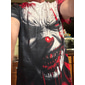 Homme Clown effrayant 3D Pitre T-shirt Manche Courte T-shirt Impression 3D Col ras du cou Chemise Exagéré Designer Horreur Soirée Rue Occasionnel Rouge Noir Gris Gris Été Printemps Toutes saisons