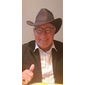 Voor heren Kentucky Derby-hoed Zonnehoed Cowboyhoed Fedora Trilby-hoed Zwart Rood Wollen Vintagestijl Modieus 18de eeuw staat Texas Dagelijks Thema feest Effen / effen kleur Zonbescherming Cosplay