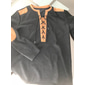 Hombre Henley Shirt Camiseta superior Camisa de manga larga Camisas de hombre con coderas Manga Larga Henley Primavera & Otoño Temporadas Cruzadas Retazos Diario Casual Estilo callejero Correa
