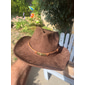 Herren Sonnenhut Cowboy-Hut Fedora-Trilby-Hut Schwarz Kamel Wollen Vintage-Stil Modisch 18. Jahrhundert Bundesstaat Texas Täglich Kostümparty Solide / einfarbig Sonnenschutz Cosplay