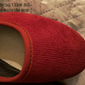 Zapatos Mary Jane rojos para mujer con correa de hebilla ajustable, suela antideslizante cómoda, ideales para uso casual y para fiestas navideñas.
