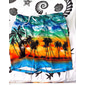 Herr Kokosnötsträd Boardshorts Badshorts Sommarshorts Medium Midja Hawaiisk Boho Ledigt Dagligen Helgdag Snörning med meshfoder Elastisk midja Designer Kläder