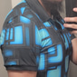 Voor heren Grafisch Golfshirt Korte mouw Poloshirt Overhemden met kraag Casual Vakantiekleding Rave-kleding Feestoutfits Knop 3D-afdrukken Zomer Zwart Geel Rood