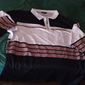 Herren Gestreift Poloshirts mit Reißverschluss Golfshirt Langarm Polo-Shirts Hemden mit Kragen Business-Casual Arbeitskleidung Formelle Kleidung Festivalkleidung 3D-Druck