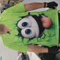 男性用 カートゥン 3D Tシャツ 半袖 Tシャツ 3Dプリント クルーネック シャツ 誇張された デザイナー パーティー ストリート 日常 イエロー ブルー グリーン 夏 春 衣類 S M L XL XXL XXXL
