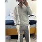 Herren Jogginghose Jogginghose mit weitem Bein Hose Kordelzug Patchwork Tasche Farbblock Komfort Sport im Freien Täglich Mode Lässig Schwarz Rote Mikroelastisch