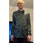 Homme Chemise Chemise en satin Chemise rayée Chemise décontractée Chemise boutonnée Rayé Mariage Vacances Noir Vin bleu marine Vert manche longue Col Printemps & Automne Vêtement Tenue