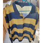 Homme Rayures horizontales Polo de rugby manche longue Polos Chemises à Col Vêtements de sport Occasionnel École Extérieur Athleisure Impression 3D Printemps Automne Hiver Jaune Orange Vert