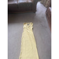 Mermaid / Trumpet Floor Length Prom Dresses Elegant Party Sleeveless Off Shoulder Prom Evening Party Backless with Ruched