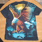 Homme Animal Aigle T-shirt Manche Courte T-shirt Impression 3D Col ras du cou Chemise Sports Mode Vêtements de sport Occasionnel Quotidien Extérieur Bleu Jaune Bleu Poudré Été Printemps Vêtement Tenue