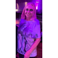 Herren Optische Täuschung Zombies 3D T Shirt Kurzarm T-Shirt 3D-Druck Rundhalsausschnitt Hemd Übertrieben Designer Horror Party Straße Ferien Gelb Blau Purpur Sommer Frühling Ganzjahres Bekleidung S