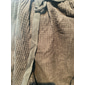 Homme Joggings Pantalon de survêtement à jambe large Pantalon en Velours Côtelé Poche Cordon Taille elastique Plein Confort Respirable Extérieur du quotidien Sortie Mode Décontractées Noir Blanche