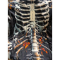 Kallon miesten 3D skeleton t-paita pitkät hihat t-paita 3D-printattu pyöreä kaula-aukko muoti liioiteltu katutyyli arkinen kesä kevät syksy vaatteet