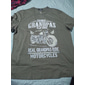 Herren T-Shirt Kurzarm Grafik Echte Omas fahren Motorräder Biker Opa Lustiges Geschenk